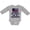 AC-Heather Grey, variant on Inktastic Firefighter Uncle Fireman Nephew Boys or Girls Long Sleeve Baby Bodysuit