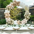 thumbnail image 3 of Balloon Column Stand  Circle Frame Balloon Arch Stand Kit 59.1‘‘ Large Size Reusable Balloon Arch Holder for Baby Shower Birthday Wedding Party Photo Background Decoration, 3 of 9