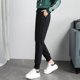 thumbnail image 2 of Pantalones harén de talla grande para mujer, pantalones harén de otoño e invierno, pantalones deportivos holgados para chicas gorditas, pantalones deportivos casuales con cordones en los tobillos, 2 of 6