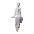 thumbnail image 2 of Estatuilla de estatua de Buda para acuario, adorno de cerámica, paisajismo duradero para terrario de jardín, uso en jardín de hadas para interiores, a D Macarena Estatua de Buda, 2 of 8