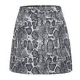 VBARHMQRT Tennis Skirts Ladies Half Skirt High Waist Half Skirt R