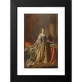 thumbnail image 2 of Allan Ramsay 11x14 Black Modern Framed Museum Art Print Titled - Queen Charlotte (1762-1766), 2 of 5