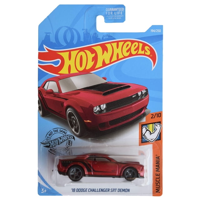 Auto de Juguete Coleccionable Hot Wheels 2019 Dodge Challenger SRT Demon
