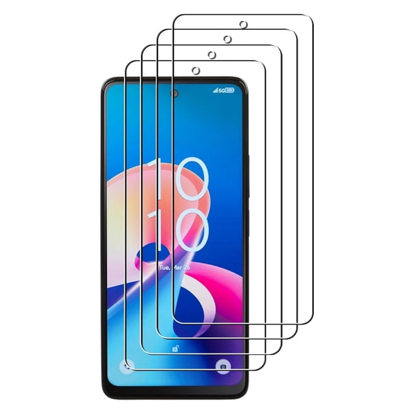 UZWZW (4 Pack) Tempered Glass HD Clear Screen Protector for TCL 50 XL 5G