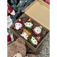 thumbnail image 4 of Handmade Crochet Donut Ornament Set | Cute Penguin, Santa, Reindeer, Polar Bear & Wreath Decorations, 4 of 5