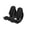 Black A, variant on Black Calf Stretching Foot Rocker with Massage Nubs for Achilles Tendinitis Relief, Lower Leg Muscle Tension, and Flexibility Enhancement, Compact and Ergonomic Design