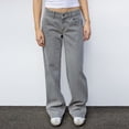 thumbnail image 3 of Joernso Wide Leg Jeans for Women High Waist Stretchy Denim Pants with Pockets Casual Straight Leg Jean Trousers, 3 of 8