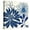 Canvas, variant on Art.com Blue Floralesque 1 Art Print by Bella Dos Santos, 16" x 16"