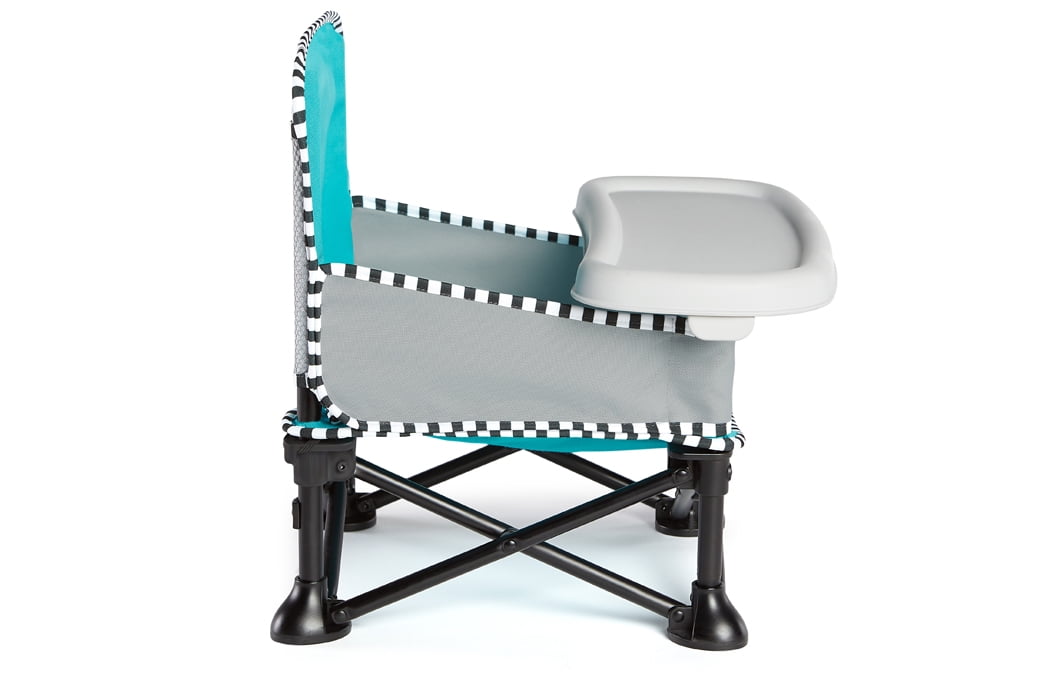Summer Infant Pop ‘N Sit SE Booster (Aqua Sugar), 6 Months - 37 Pounds
