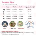 thumbnail image 2 of Pyjamas pour Chiots Ensemble 2 Pcs - Pyjamas Mignons pour Chats Grenouillère Douce pour Chiots Grenouillère Confortable pour Chiots et Chats (S Bleu-Rouge), 2 of 5