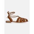 thumbnail image 2 of No Boundaries Lace Up Fisherman Sandals, Women's, 2 of 6