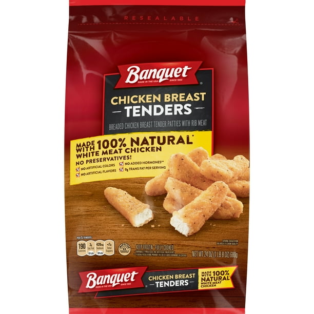 BANQUET Frozen Chicken Breast Tenders Made With 100% ...