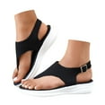 thumbnail image 2 of MKLEKYY Sandalias deportivas Mujer Sandalias Cómodas para Mujer Adecuadas para El Ocio Diario y Vacaciones Al Aire Libre Con Diseño de Tanga y Suela Gruesa para El Verano, 2 of 4
