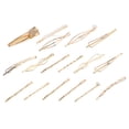 thumbnail image 1 of Minkissy 17Pcs Metal Hair Barrettes Golden Geometric Rhombus Design For Appointments And Daily Life, 1 of 6