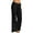Black, variant on Aboser Linen Pants Women Cotton Wide Leg Palazzo Pants Summer Casual Lounge Trousers Low Waisted Beach Pants Comfy Drawstring Long Pants
