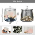 thumbnail image 2 of Yayeee Ashtray with Lid for Cigarette Smokeless Stainless Steel Home Ash Holder, Abstract Landscape, 2 of 7