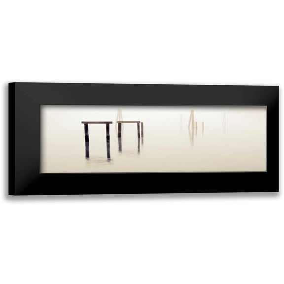 Blaustein, Alan 14x7 Black Modern Framed Museum Art Print Titled - Captain’s Cove - 1