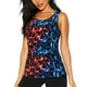 thumbnail image 1 of Fotbe Red And Blue Lightning Blusas Sin Mangas para Mujer – Estilo Casual, Corte Suelto, Slim-Fit, Cuello Redondo Deportivo, Tops de Verano para Gimnasio y Yoga-Medium, 1 of 7
