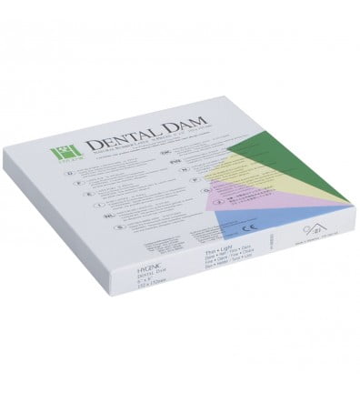 Coltene Whaledent H02147 Hygenic Rubber Dental Dams 6' x 6' Medium Green 36/Bx