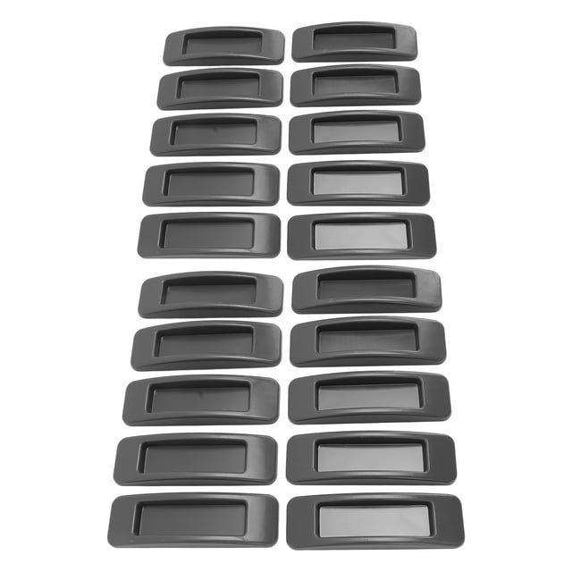 10 Sets Recessed Door Handles Multipurpose Punch Free Flush Pull for Glass Closet Window