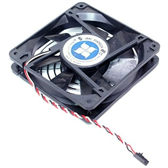 Genuine Dell JMC DATECH 1225-12HBA 09946 PowerEdge 2300 2400 2800 120mm x 25mm Case Cooling Cool 3-Pin Internal Fan Compatible Part Numbers: 4710NL-04W-B59, 09946, 1225-12HBA, 1202611-4, 1225-12HB coo
