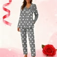 thumbnail image 2 of RKSTN St Patrick's Day Pajamas Set for Women Oversized Crewneck St Paddy's Day Lucky Shamrock Printed Loungewear Matching Sets Womens Casual Plus Size Loose Fits T Shirts and Pjs Pants 2 Piece Set, 2 of 8