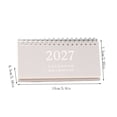 thumbnail image 5 of 2027 Desk Calendar - Muted Color Standing Flip Calendar, 6"x3" Compact Size Monthly Layouts Planning Check-in Notebook Calendar with Tear-off Pages for Office Home Worktable Daily Task Tracker, 5 of 6