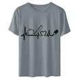 thumbnail image 4 of Teacher Shirt Women Teaching Tshirt Alphabet Graphic Short Sleeve Basic Tee Tops Kindergarten Teachers Gift T-Shirt, 4 of 6
