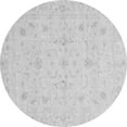 thumbnail image 1 of Ahgly Company Indoor Round Oriental Gray Traditional Area Rugs, 6' Round, 1 of 4