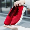 thumbnail image 5 of NOKIO Women'S Breathable Sneakers Women'S Walking Shoes Women'S Supportive Workout Shoes Fashion Summer Women Sneakers Mesh Breathable Comfortable Lightweight Slip On Shallow Mouth, 5 of 9