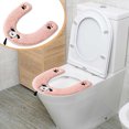 thumbnail image 3 of Birdeem Toilet Seat Cover for Bathroom,Warm and Soft Elastic Toilet Cushion with Handle,Easy To Install and Machine Washable for All Season Use,Perfect for Home Comfort, 3 of 8
