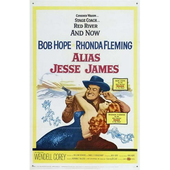 Posterazzi MOVGI6707 Alias Jesse James Affiche de Film - 27 x 40 Po.