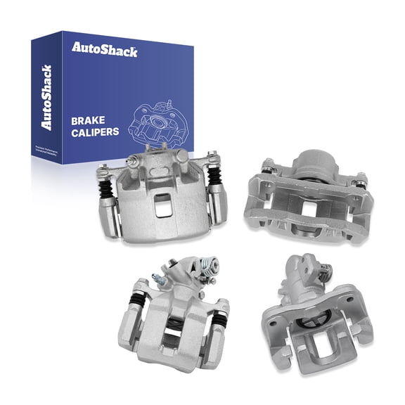 AutoShack Front & Rear Brake Calipers | Replacement for 2006-2011 Honda Civic | 4-PC