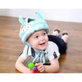 thumbnail image 4 of Protección para La Cabeza Del Niño Sombrero Duro Casco para Caminar para Bebés Sombrero Duro Sombrero de Seguridad de Algodón Antichoque - Azul Sunnimix casco protector de bebé, 4 of 8