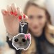 thumbnail image 4 of Llavero con colgante divertido soy solo una chica llavero Popular de Meme regalos para fanáticos de la joyería, 4 of 9