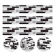 thumbnail image 5 of 27 Piezas Pegatinas De Suelo De Mosaico Para Cocina Y Baño Blanco/Negro, 5 of 5