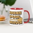 thumbnail image 4 of CafePress - Wooden Spoon Survivor - 11 oz Ceramic Mug - Novelty Coffee Tea Cup, 4 of 6