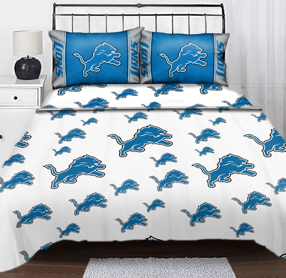 Nfl Detroit Lions Bed Sheet Set Com