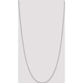 thumbnail image 2 of Sterling Silver Rhodium-Plated 1.4mm Box Chain (30 X 1.4) Made In Italy qbx026r-30, 2 of 5