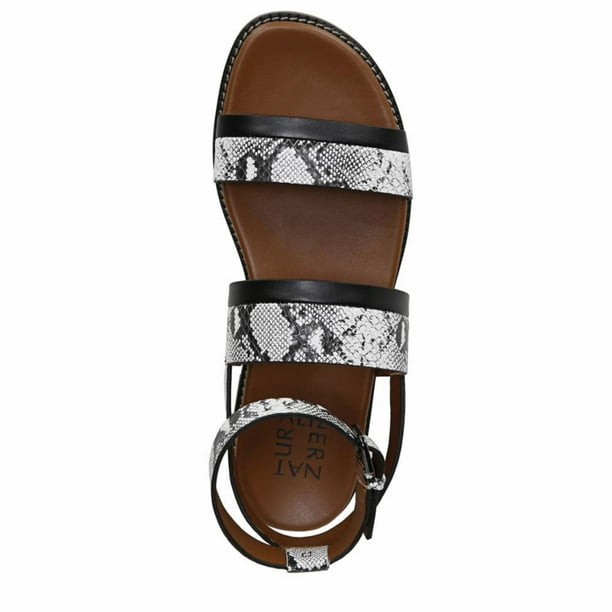 Naturalizer KELSIE WHITE SNAKEPRTLTHR SANDAL Walmart