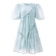 thumbnail image 2 of Falda de maternidad de verano para mujeres embarazadas, de talla grande, elegante, holgada, adelgazante, con mangas abullonadas, 2 of 2