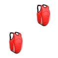 thumbnail image 4 of Eigraketly Chaleco de boxeo Protector corporal Equipo de protección Espesar Diseño Resistente al desgaste Protector de pecho Profesional a Rojo L 2piezas, 4 of 6