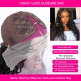 thumbnail image 7 of Afrodiva Deep Wave Lace Front Wigs Human Hair Wigs for Black Women 150% Density Glueless Transparent Lace Frontal Wigs Human Hair Pre Plucked with Baby Natural Color 28inch, 7 of 7