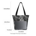 thumbnail image 3 of Honeii Black Cats In A Garden Print Women Top Handle Satchel Handbags,Fashion Handbag,Messenger Tote Bag Purse for Women,Shoulder Bag Handbag for Travel, Work, 3 of 6