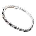 thumbnail image 1 of Flmtop Bracelet de Luxe pour Femmes, Rangée Simple, Incrusté de Strass, Bracelet Élastique, Bijou, 1 of 10
