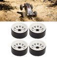 thumbnail image 4 of <p>Rc Car Wheel Rim 4PCS RC Wheel Rim Set Zinc Alloy Steel Universal 1.9 Inch 10 Rims RC Crawler Car Wheel Hub For Axial SCX10 II III</p>, 4 of 7