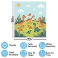 thumbnail image 2 of Cute Dinos in Sunny Field Dishwasher Magnet Cover Decorative Sticker for Home Cabinet Kitchen 23" x26", 2 of 5