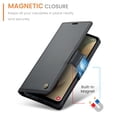 thumbnail image 4 of CaseMe Leather For Samsung Galaxy A12 5G Wallet Case with RFID Blocking, For Samsung Galaxy A12 Case Wallet for Women Men Card Holder Magnetic Clasp Kickstand Folio Case for Samsung Galaxy A12 5G, 4 of 11