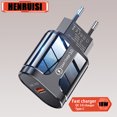 thumbnail image 2 of 18W Quick Charge 3.0 4.0 USB Charger QC 3.0 Fast Charging Adapter Wall Universal Mobile Phone Charger For iPhone Samsung Xiaomi EU Plug White, 2 of 6
