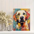 thumbnail image 2 of Dog Portrait Decorative Painting/Canvas Art， Suitable for Decorating Living Room，Abstract Dog Painting， Modern Home Decor， Pet Lover Gift., 2 of 8